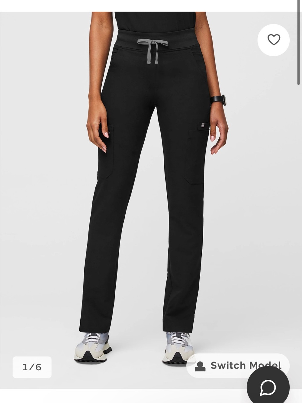 Figs Scrub Pants Yola - Black S